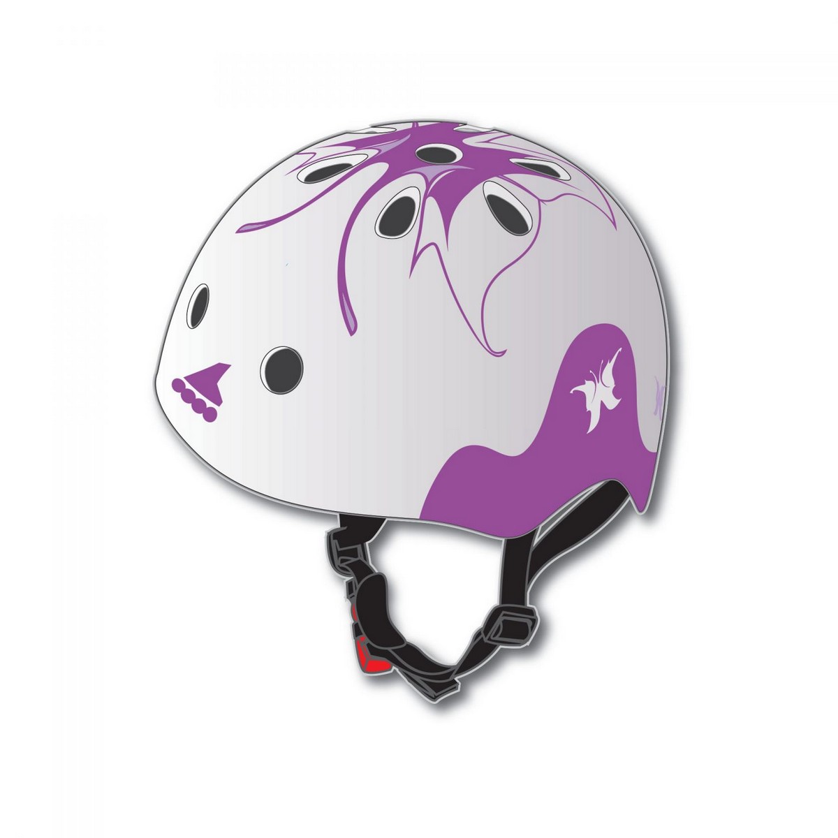 TWIST JR HELMET (CE) WHITE/PURPLE GIRL (CE) imagine noua
