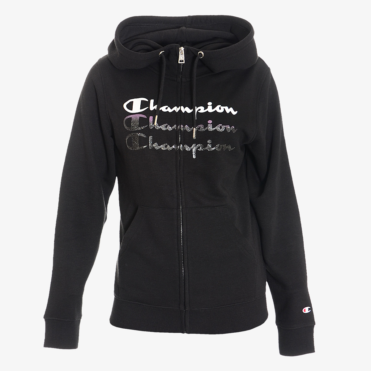 Lady tripple logo full zip hoody