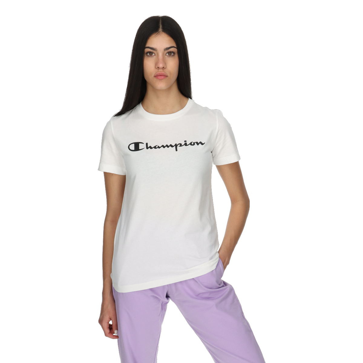 CREWNECK T-SHIRT CHAMPION imagine noua