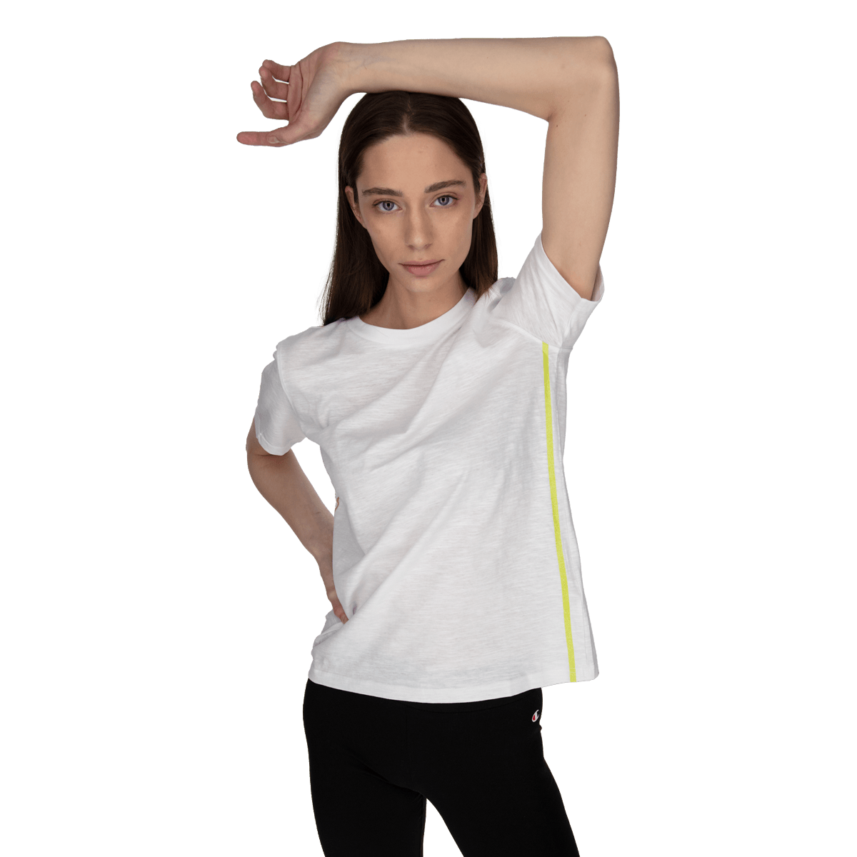 Lady glitter logo t-shirt