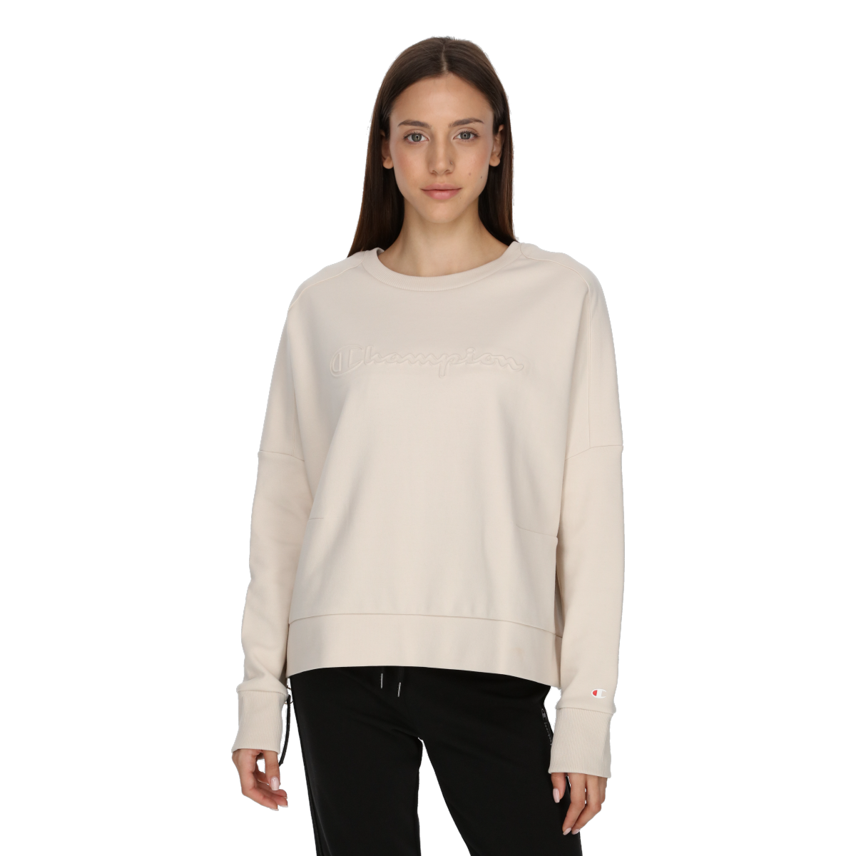 GOLDEN LADY CREWNECK CHAMPION imagine noua