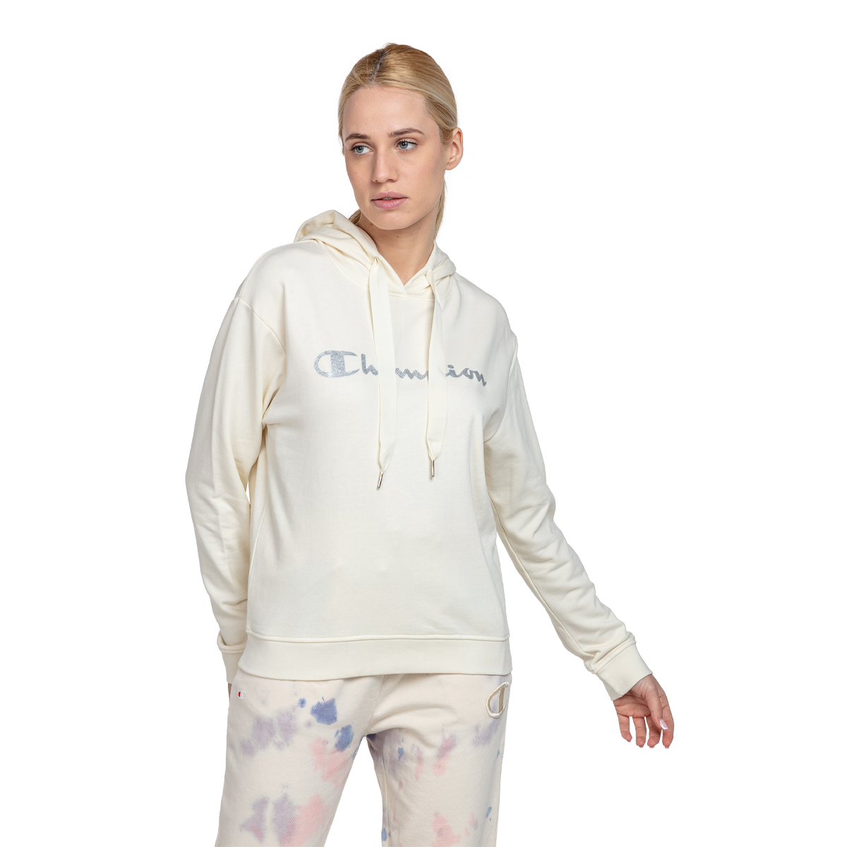 LADY CL. LABEL HOODY Champion