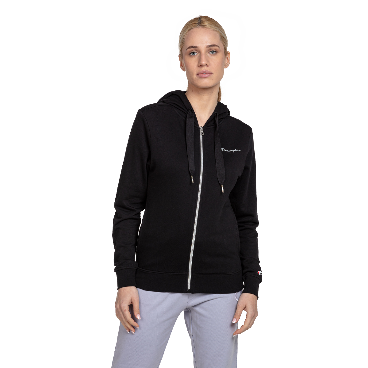 LADY CL. LABEL FULL ZIPHOODY Champion