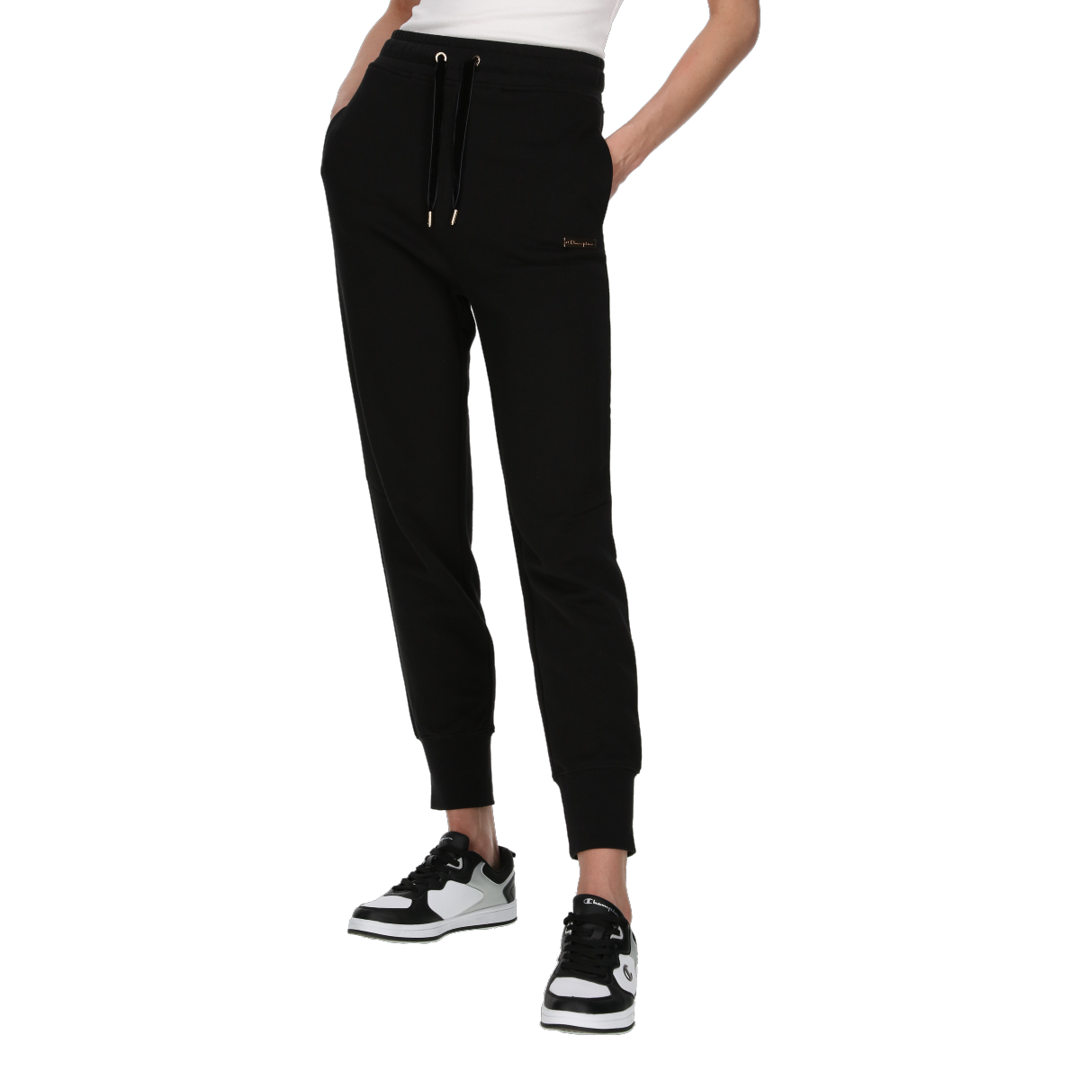 Lady velour rib cuff pants