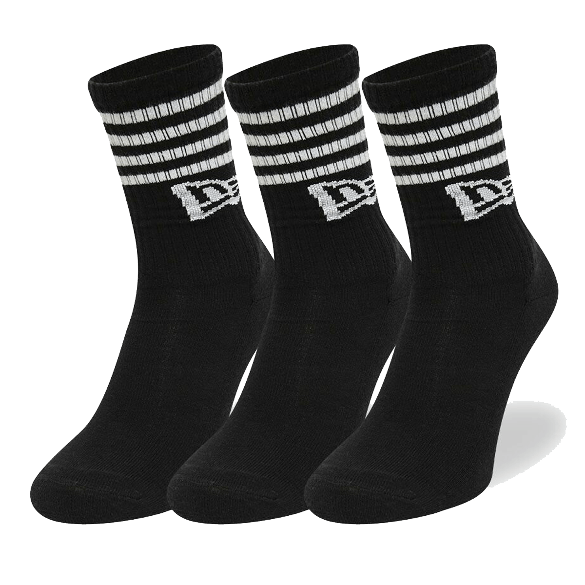 NOGAVICE STRIPE CREW NE BLK BLK imagine 2022