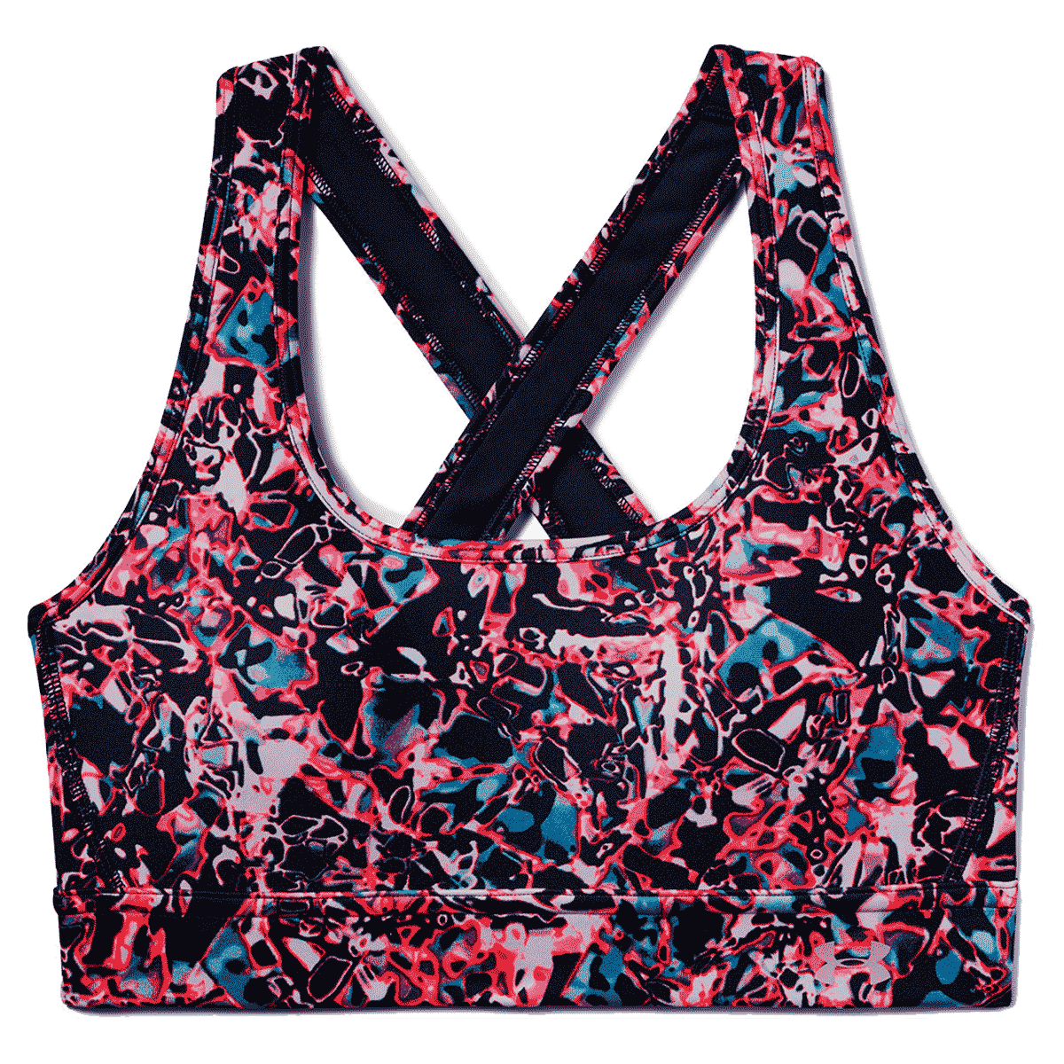 Armour Mid Crossback Printed Bra Armour imagine noua