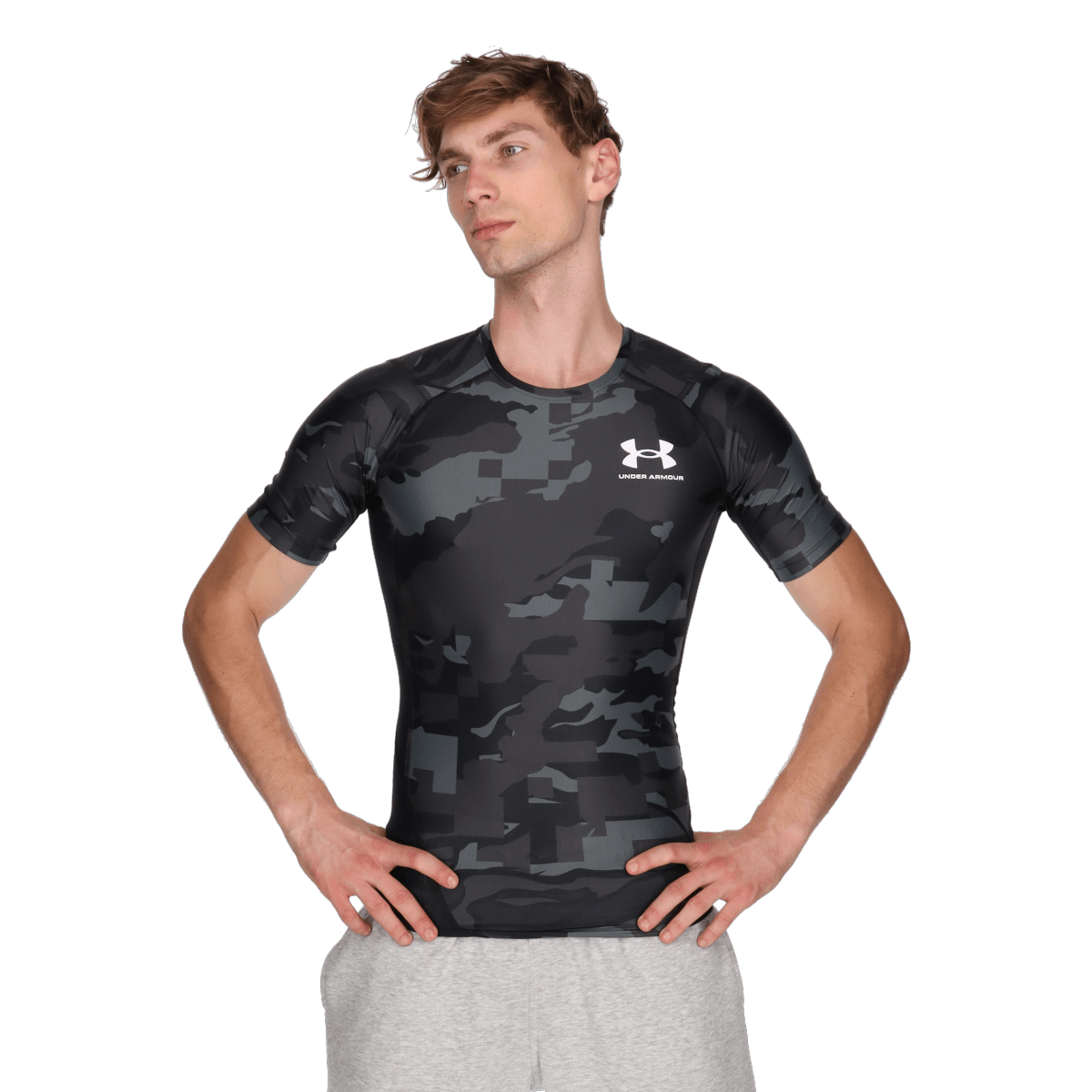 UA HG Isochill Comp Print SS Comp