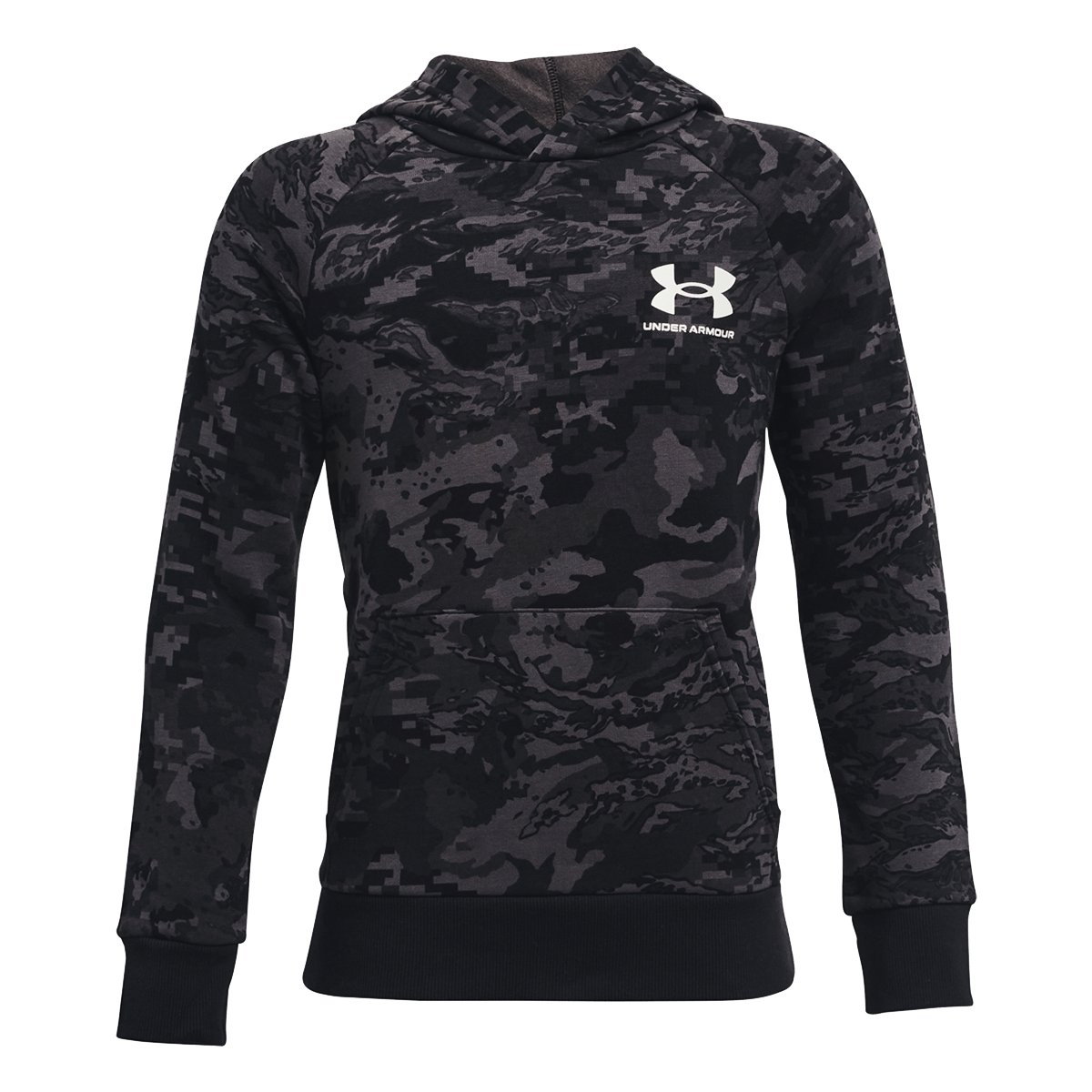 UA Rival Flc ABC Camo Hoodie