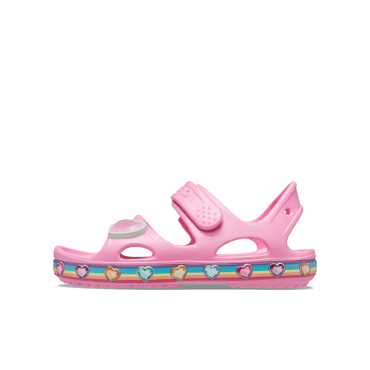FUN LAB RAINBOW PINK LEMONADE SANDAL CROCS imagine noua