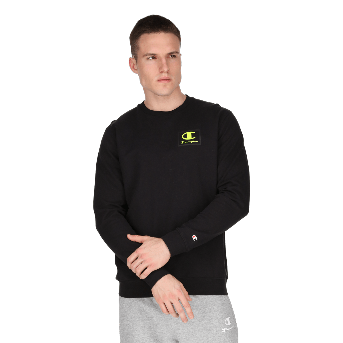 RUBBER LOGO CREWNECK CHAMPION imagine noua