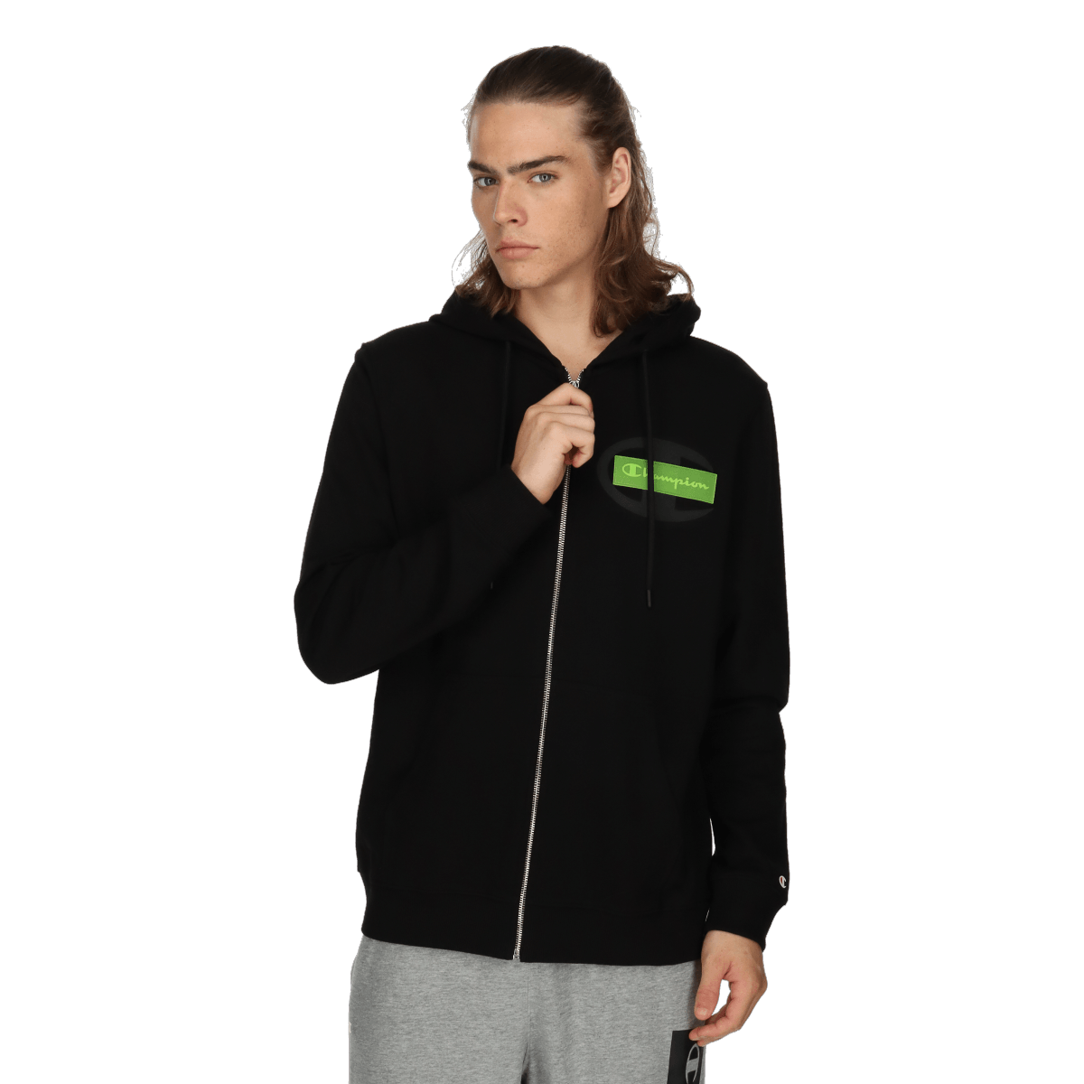 Neon full zip hoody