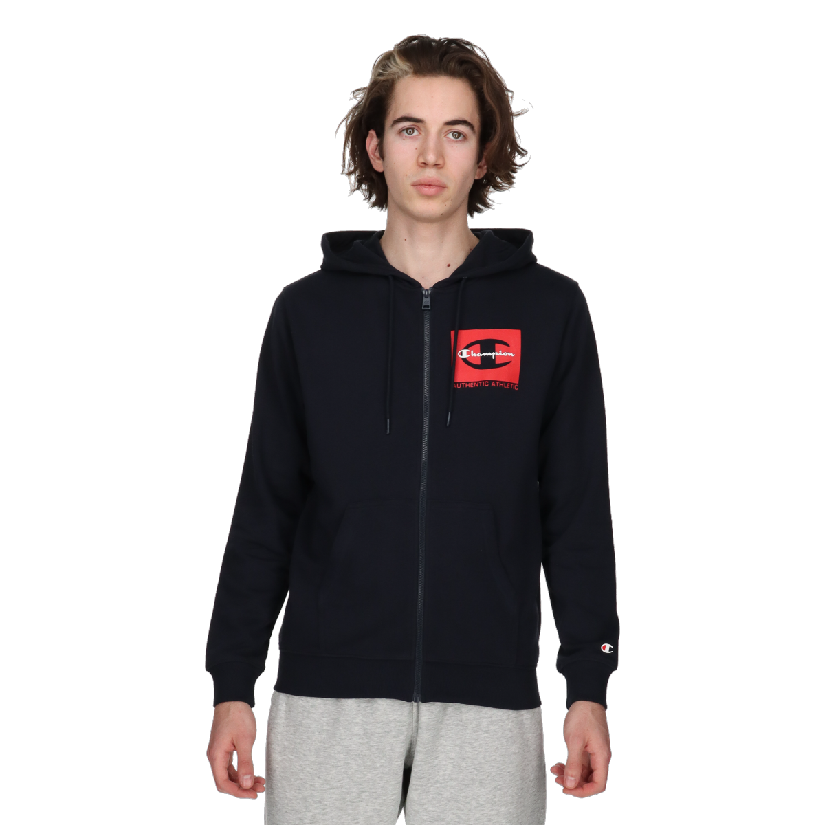 CLASSIC LABEL FULL ZIP HOODY CHAMPION imagine noua