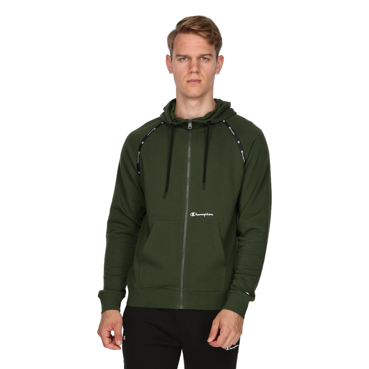 Color block full zip hoody