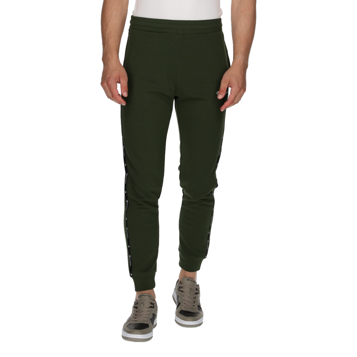 COLOR BLOCK RIB CUFF PANTS BLOCK imagine noua