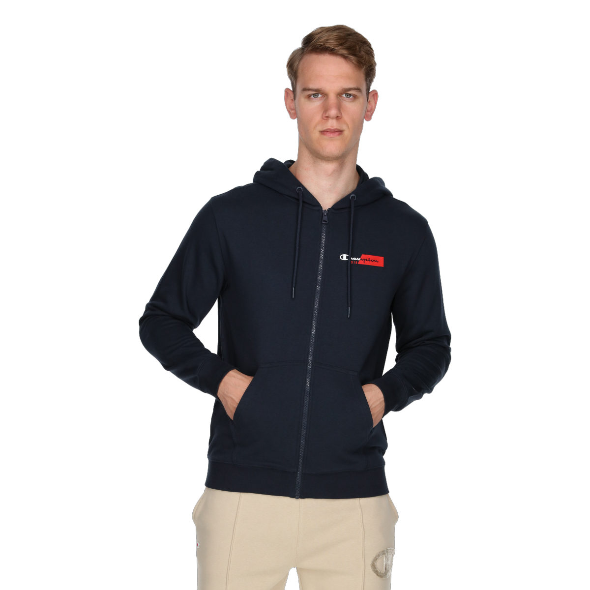 CLASSIC LABEL FULL ZIP HOODY CHAMPION imagine noua