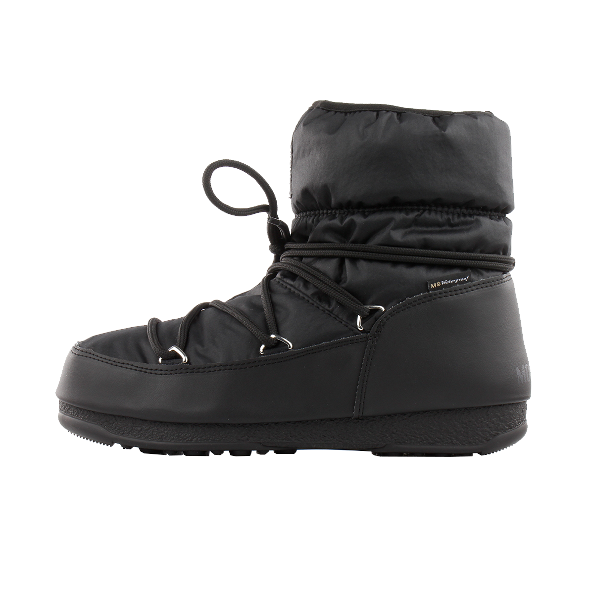 MOON BOOT LOW NYLON WP 2 BLACK BLACK
