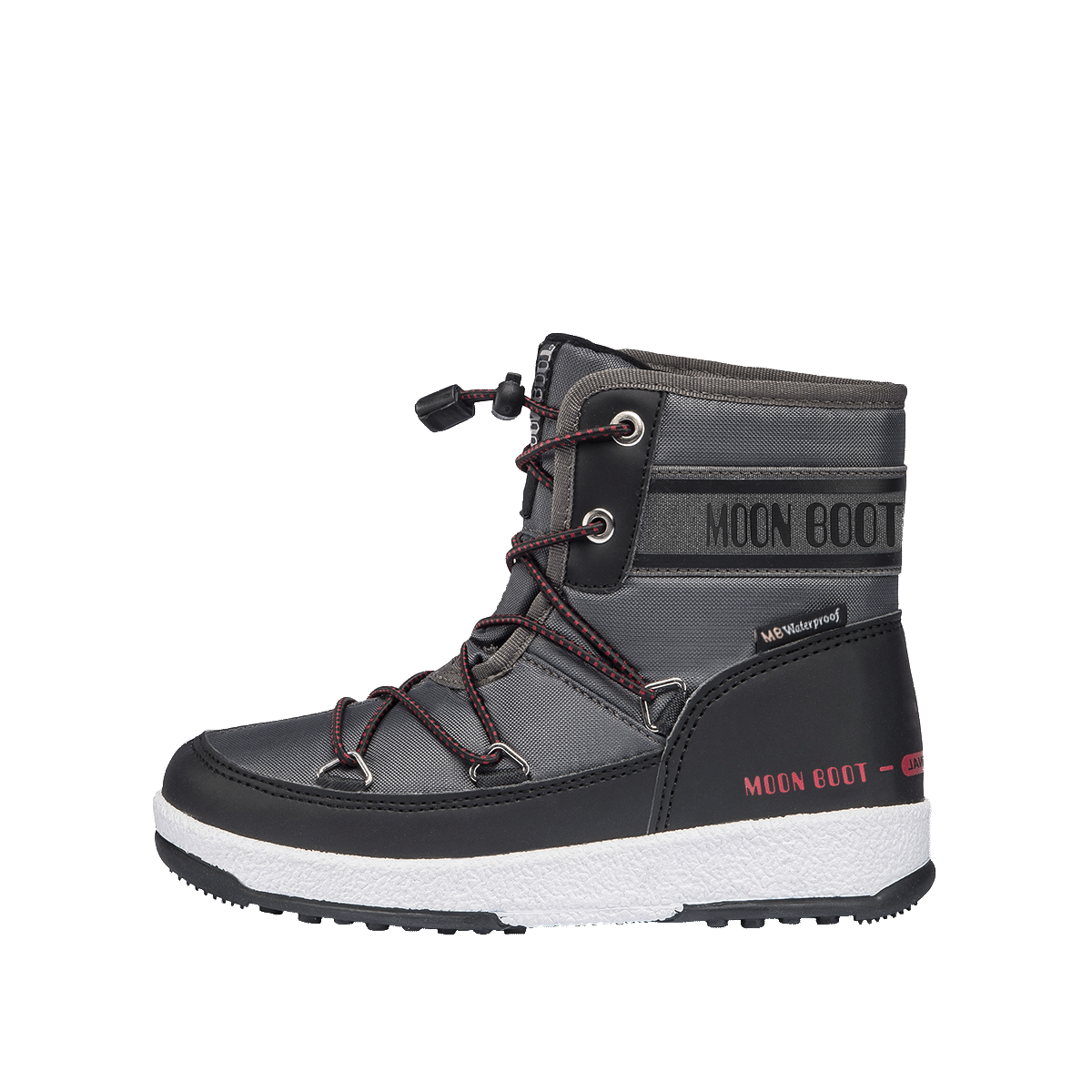 MOON BOOT JR BOY MID WP 2 BLACK/CASTLERO BLACK/CASTLERO