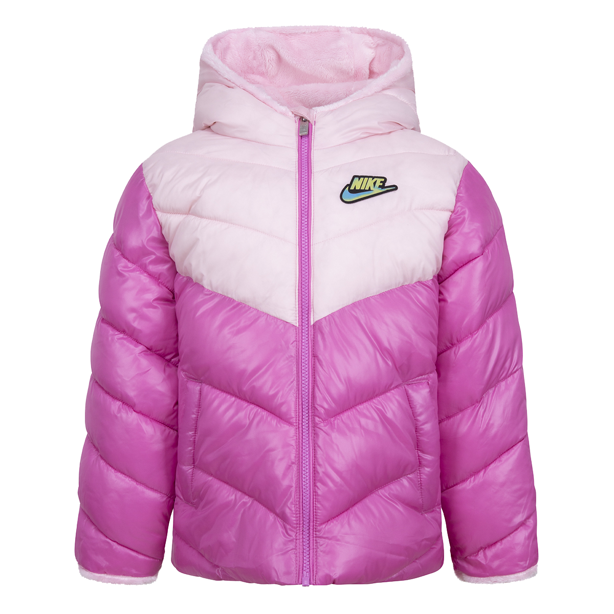 NKG COLORBLOCK CHEVRON PUFFER CHEVRON imagine noua