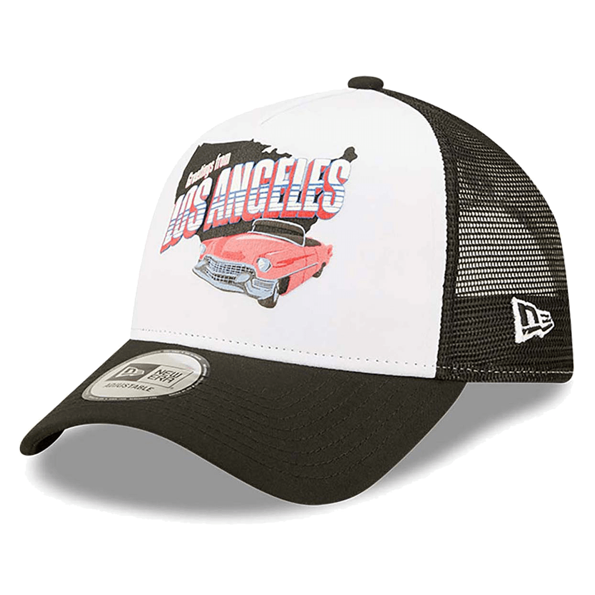 Us state wordmark trucker