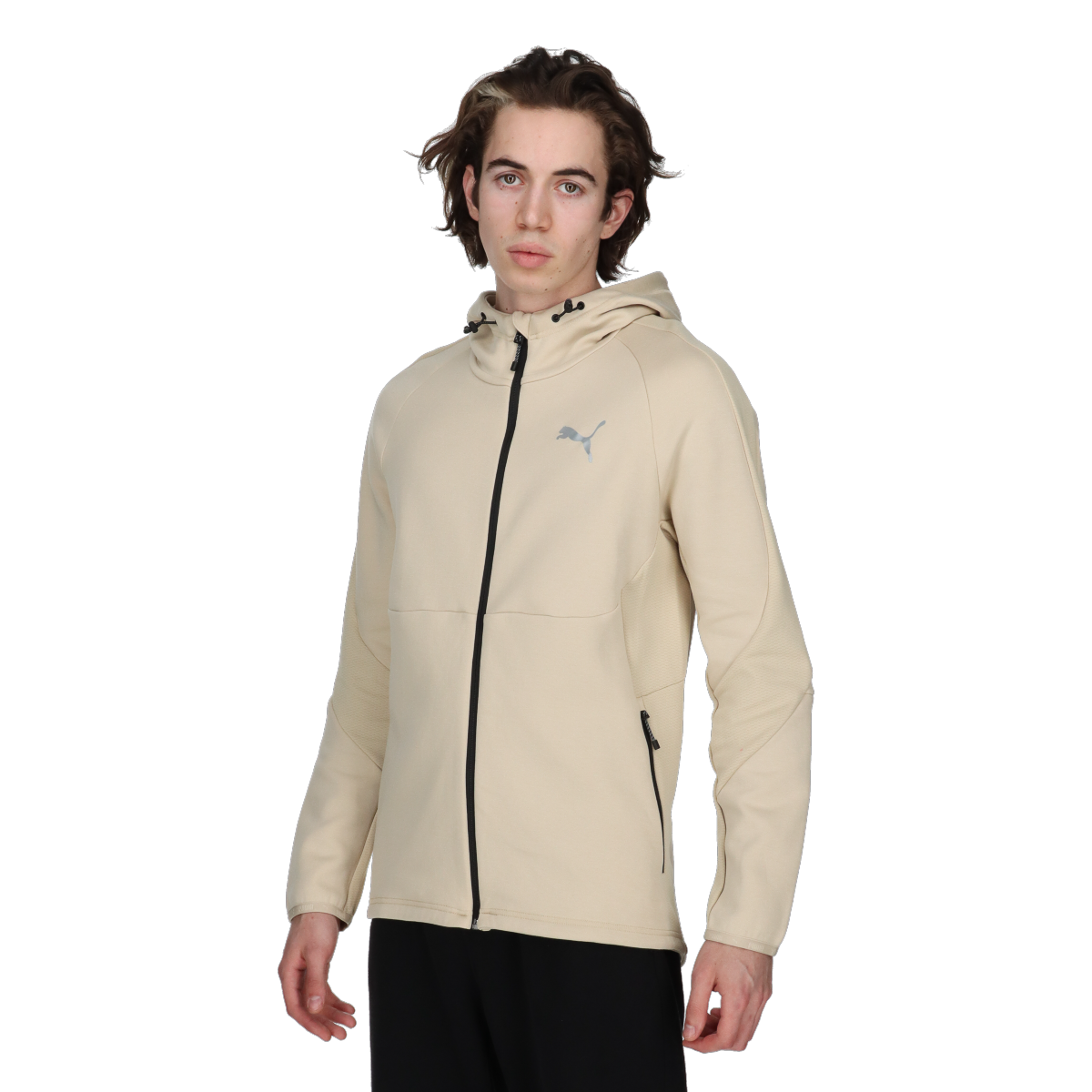 PUMA EVOSTRIPE Full-Zip Hoodie DK EVOSTRIPE imagine noua