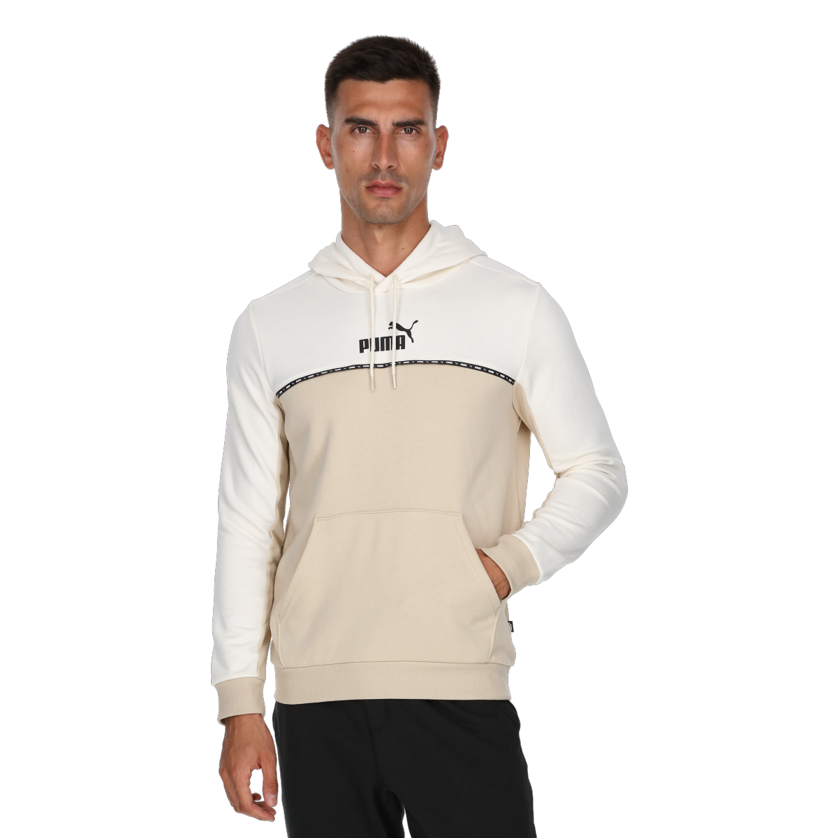 PUMA ESS BLOCK x TAPE Hoodie TR BLOCK imagine noua