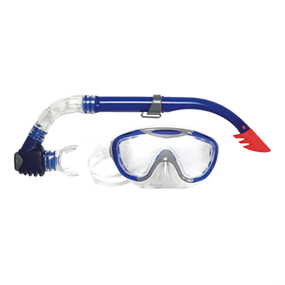 GLIDE MASK SNORKEL SET AU GREY/BLUE