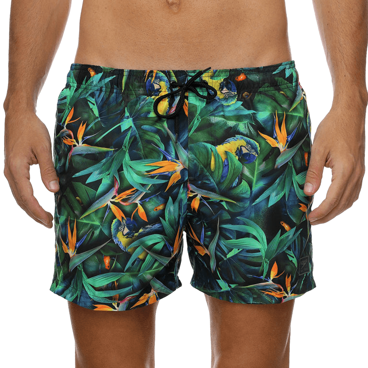 Digi print leis 14\ wsht am black/green