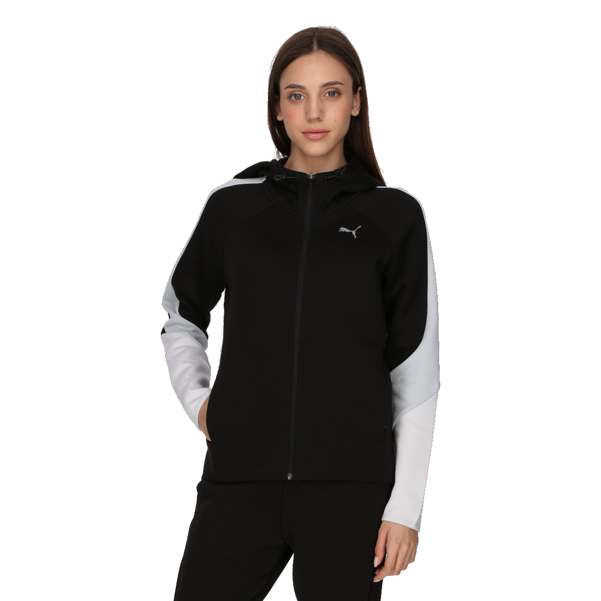 PUMA EVOSTRIPE FULL-ZIP HOODIE