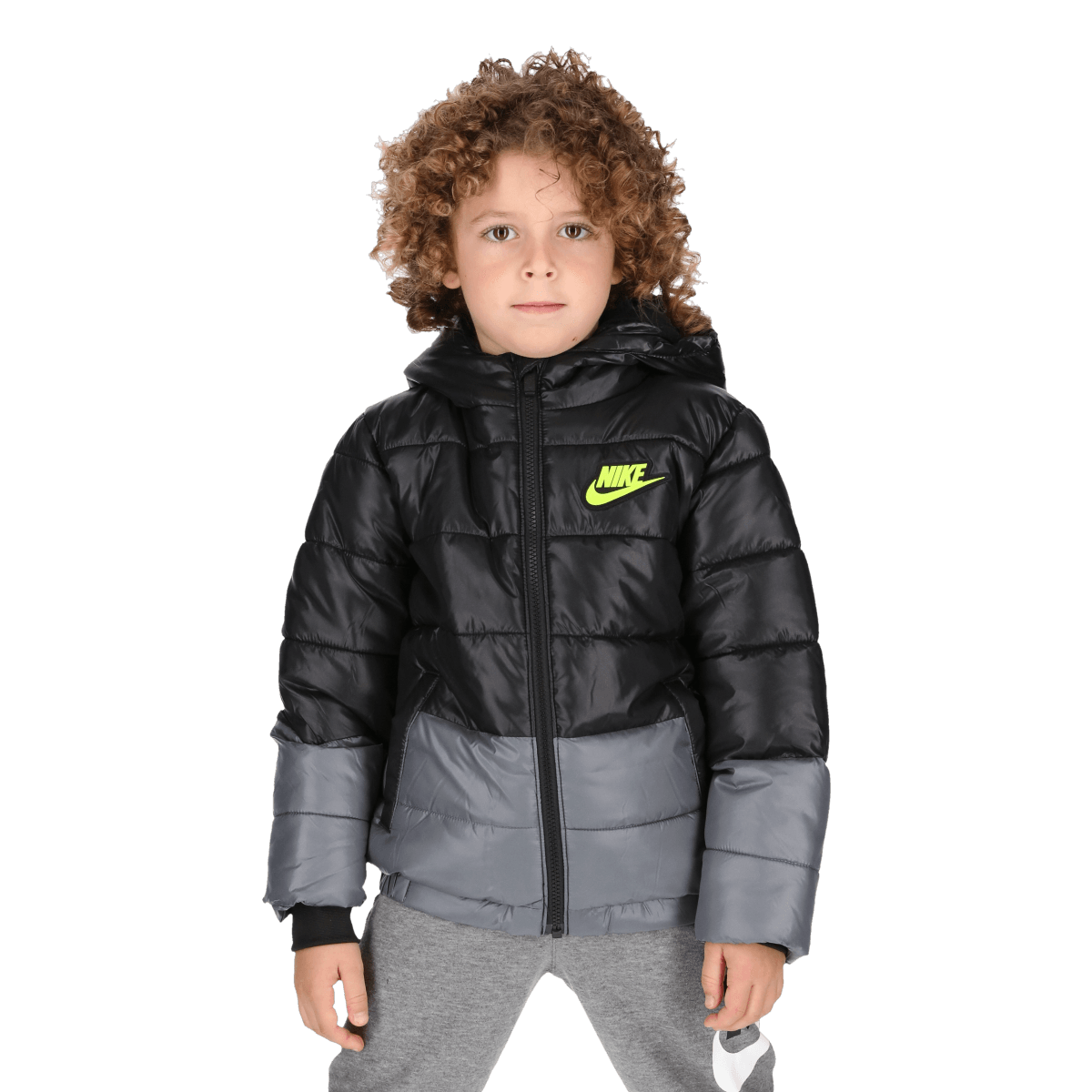 NKB COLOR BLOCK DOWN JACKET Block imagine noua
