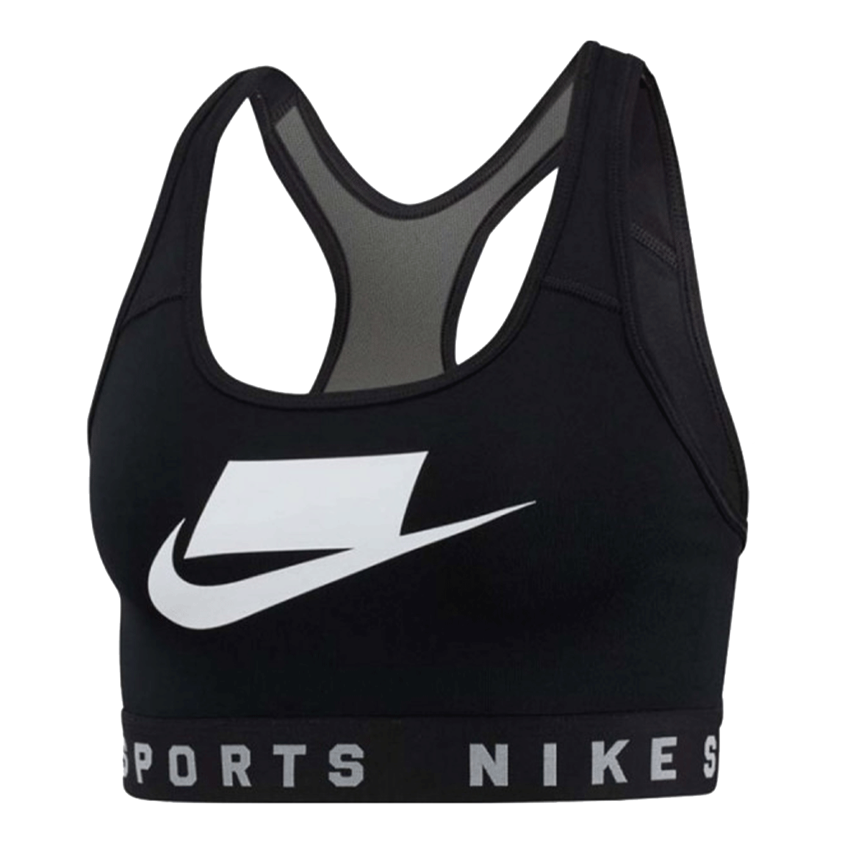 NIKE LACE BACK SWOOSH BRA Back imagine noua