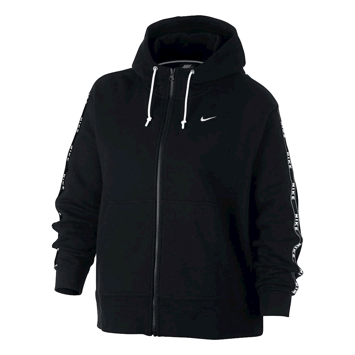 W nsw hoodie fz logo tape plus