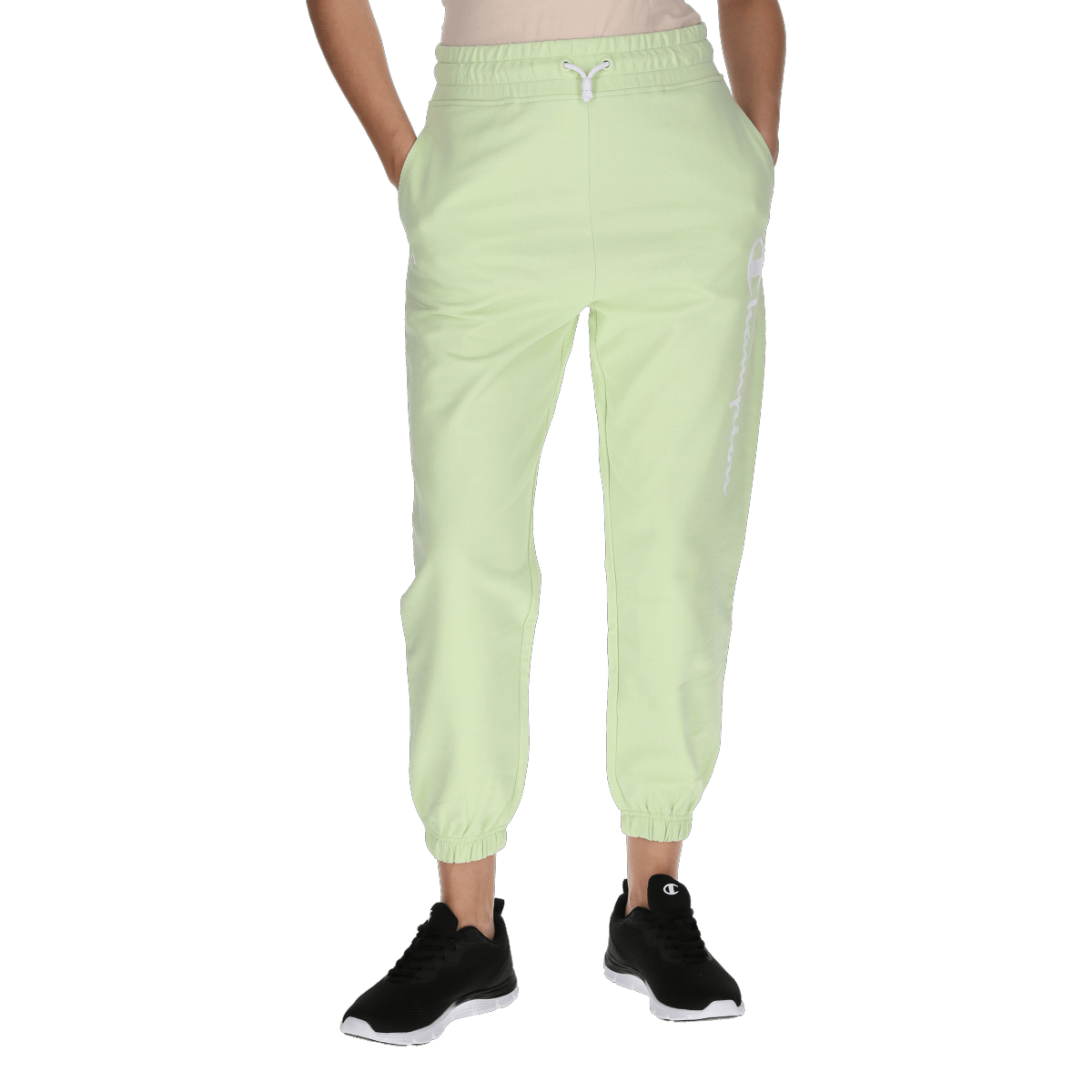 Lady neon cuffed pants