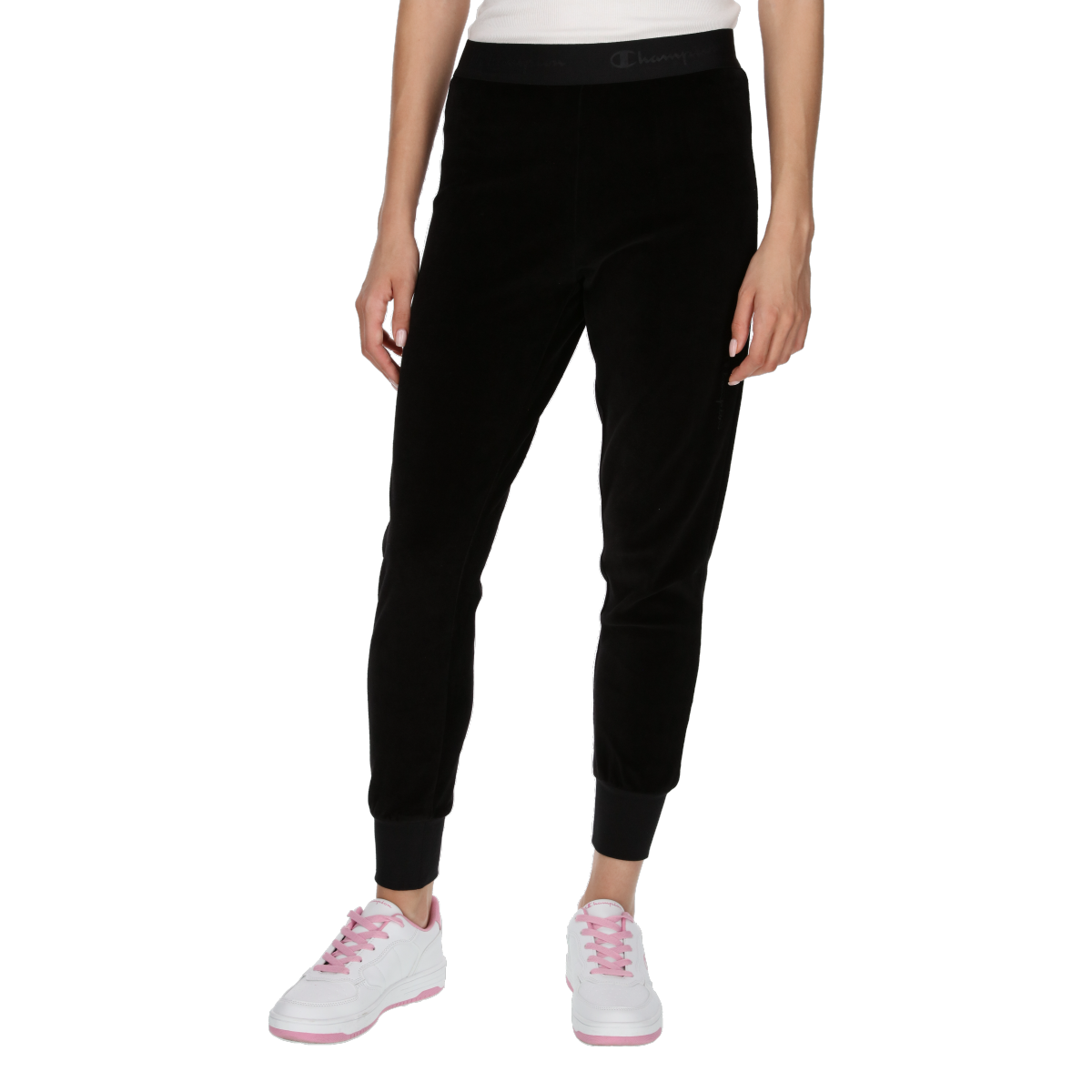 VELOUR LADY V RIB CUFF PANTS CHAMPION imagine noua