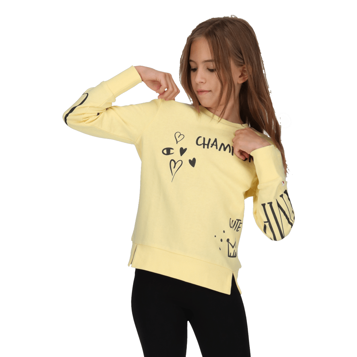 GIRLS DIARY CREWNECK CHAMPION imagine noua