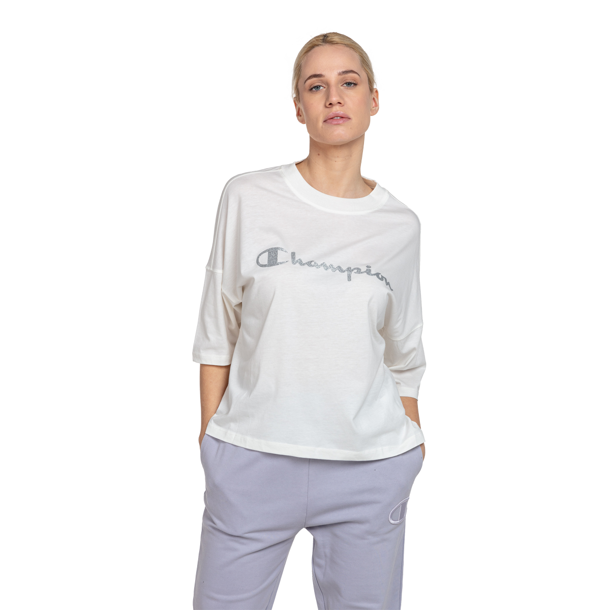 LADY TWISTED T-SHIRT CHAMPION imagine noua