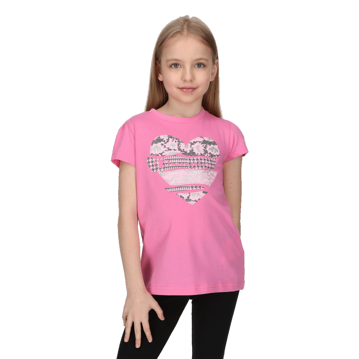 Girls heart t-shirt