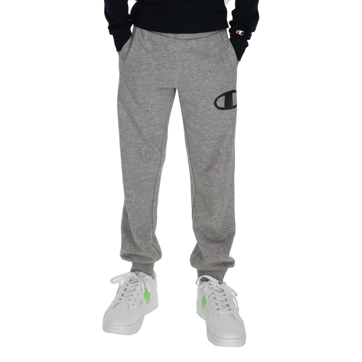 BOYS CLASSIC LABEL RIB CUFF PANTS BOYS imagine noua