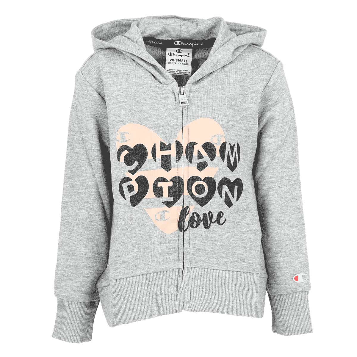 HEARTS FULL ZIP HOODY CHAMPION imagine noua