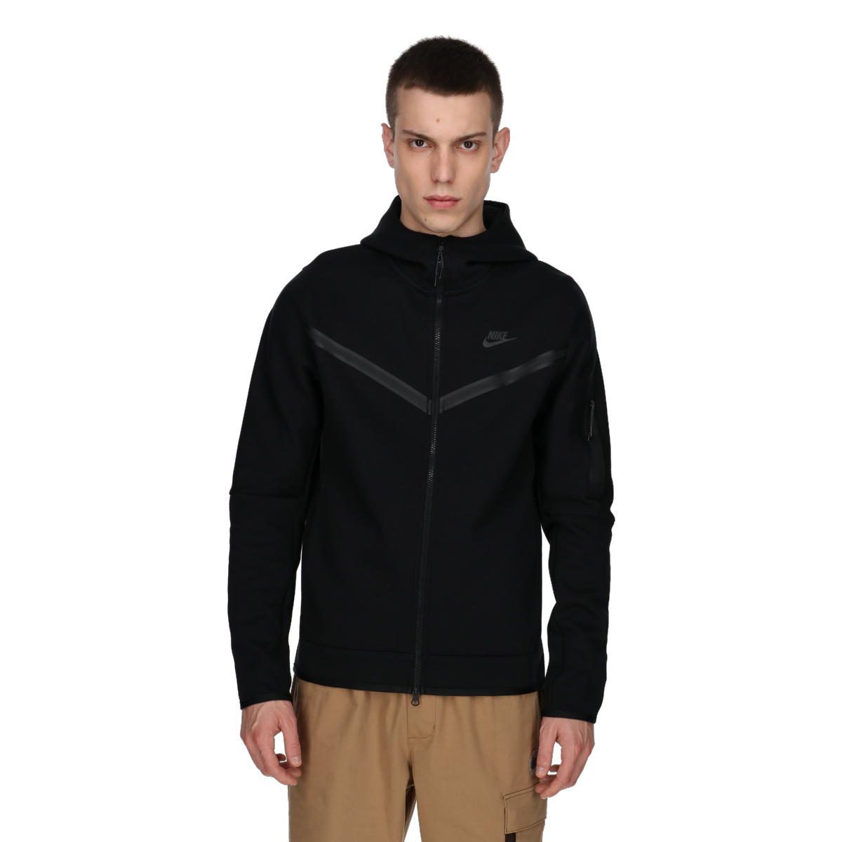 M nsw tch flc hoodie fz wr