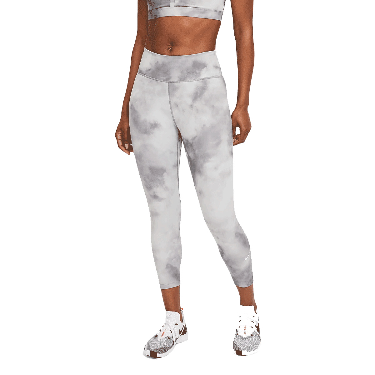 W NIKE ONE ICNLCSH CROP TGT CR Colanți