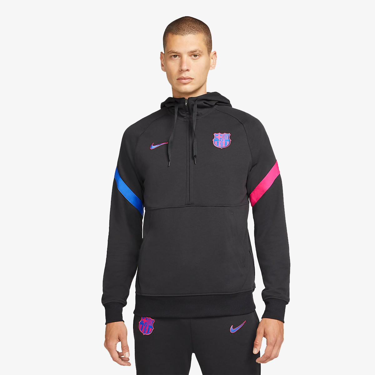 Nike Hanorac F.C. Barcelona 1/2-Zip Hoodie | SportVision Romania