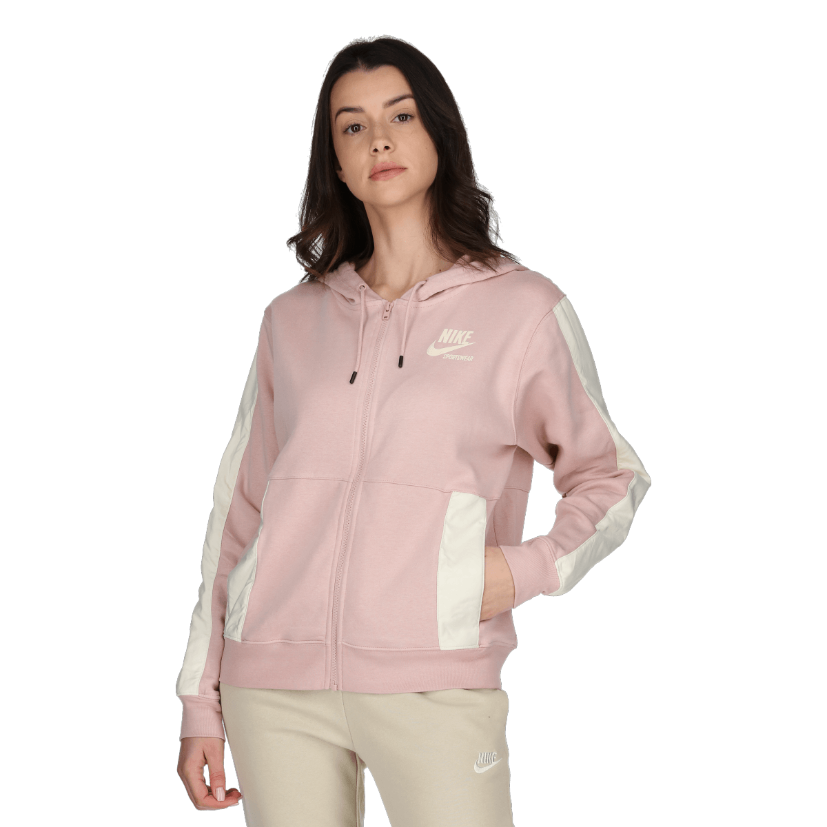 W nsw flc fz hoodie htg
