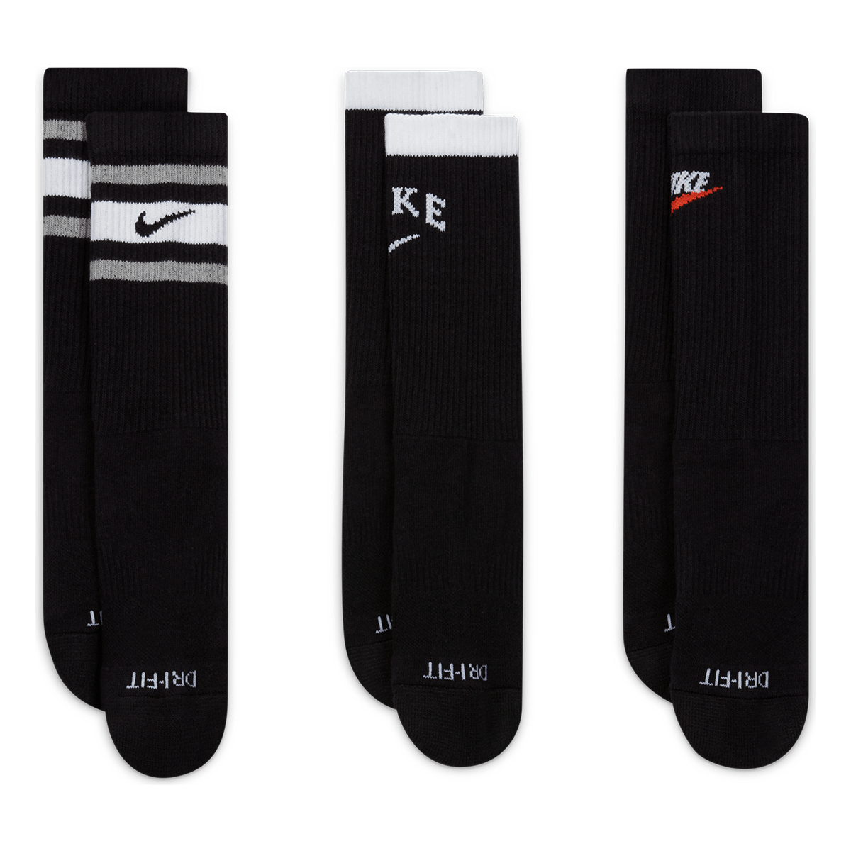 U nk everyday plus cush crew 3pr - 144 h