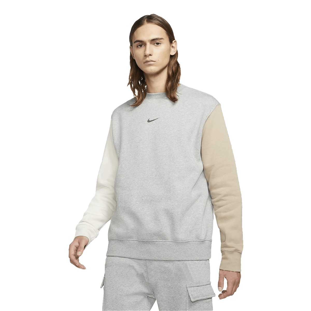 M NSW FLC CREW LBR SWOOSH BB Bluză imagine 2022