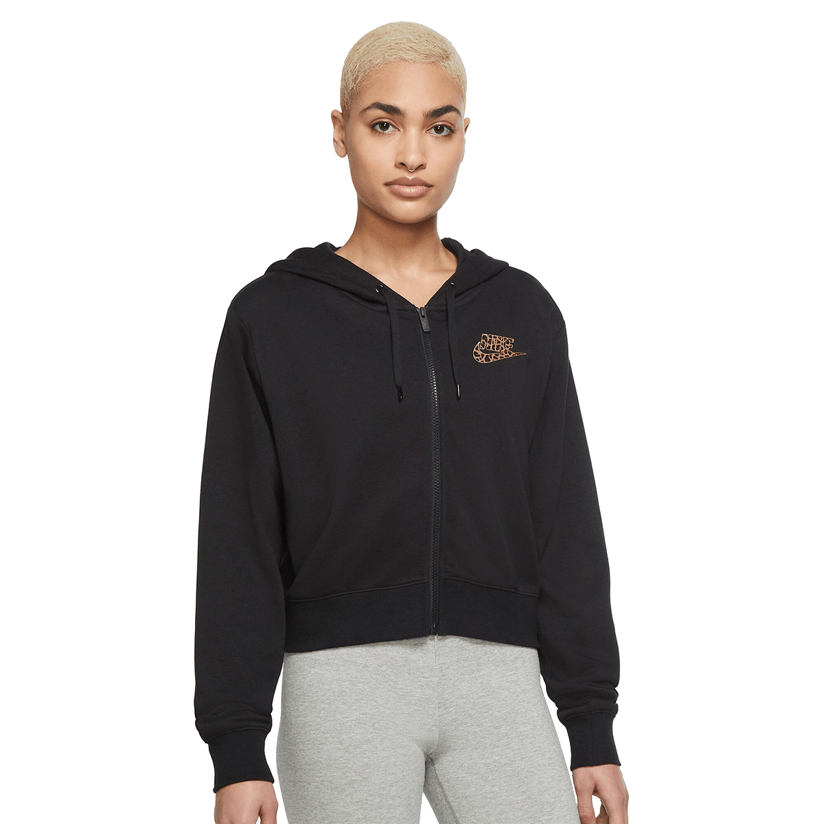 W NSW FLC GX FZ HOODIE FTRA FLC imagine noua