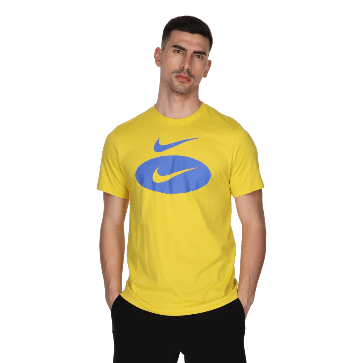 M NSW SWOOSH OVAL HBR TEE HBR