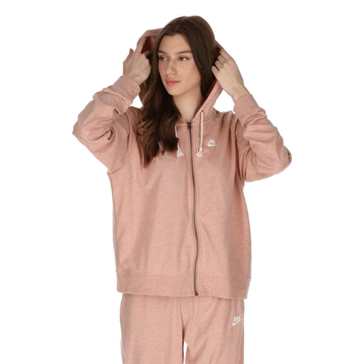 W nsw gym vntg easy fz hoodie