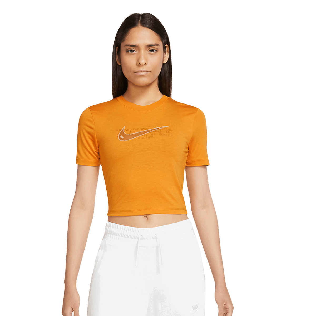 W NSW TEE SLIM CRP SWOOSH CRP imagine noua