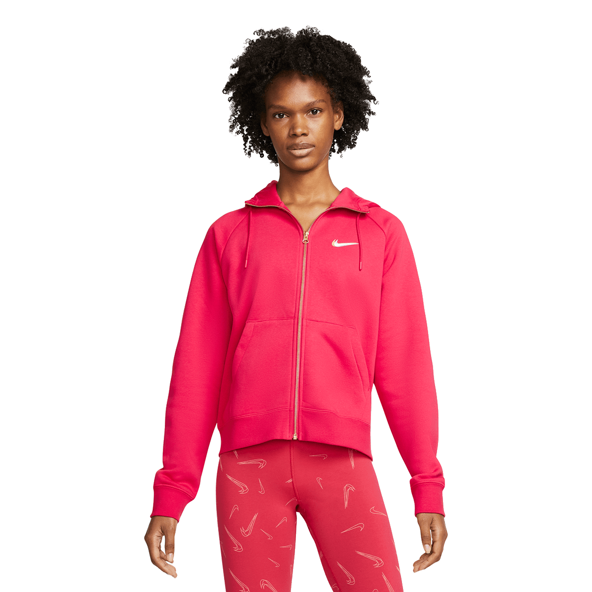 W NSW FZ HOODIE BB FLC PRNT FLC