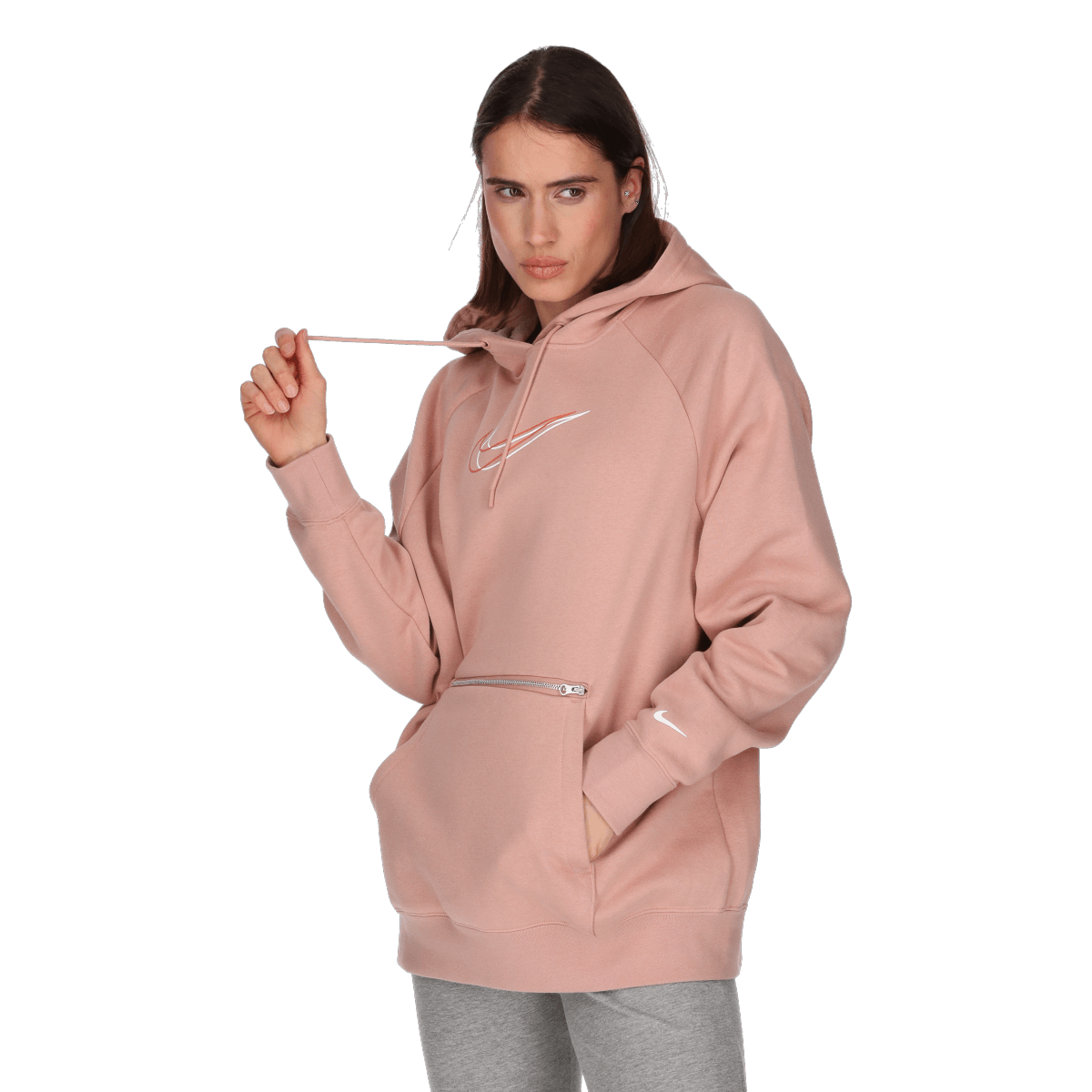 W NSW PO HOODIE OS BB FLC PRNT FLC